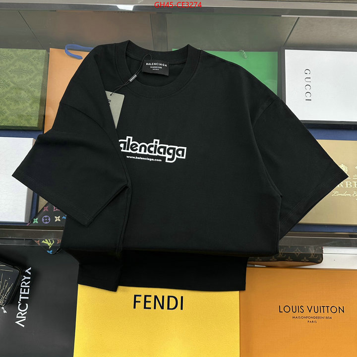 Clothing-Balenciaga,what is top quality replica , ID: CE3274,$: 45USD