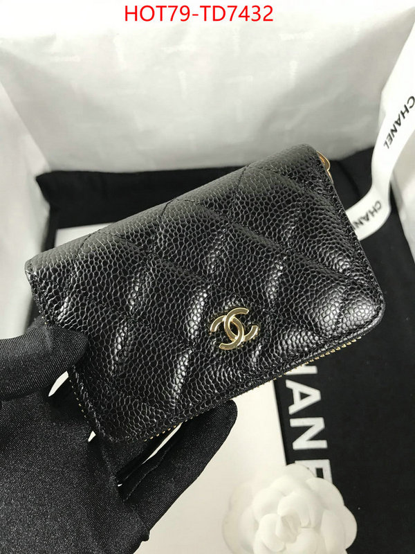 Chanel Bags(TOP)-Wallet-,ID: TD7432,$: 79USD