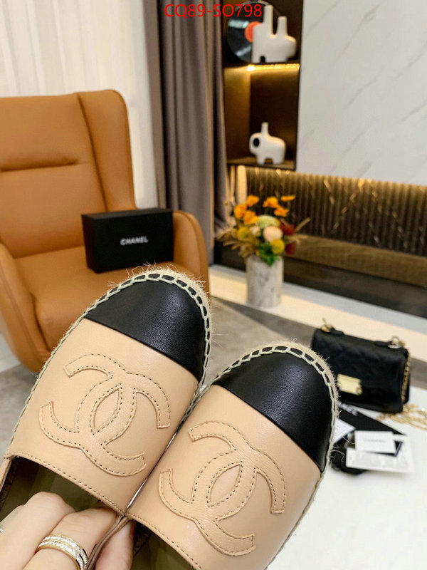 Women Shoes-Chanel,the best quality replica , ID: SO798,$: 89USD