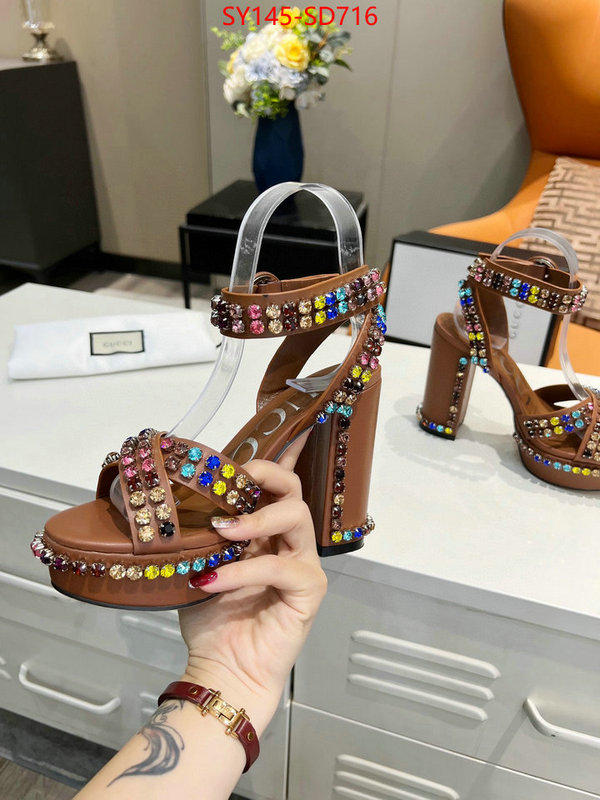 Women Shoes-Gucci,website to buy replica , ID: SD716,$: 145USD