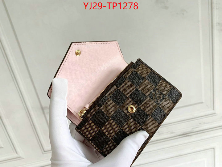 LV Bags(4A)-Wallet,ID: TP1278,$: 29USD