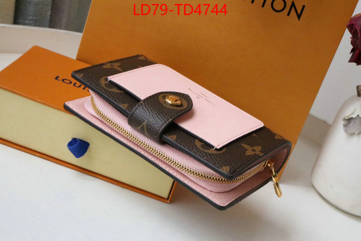 LV Bags(TOP)-Wallet,ID: TD4744,$: 79USD