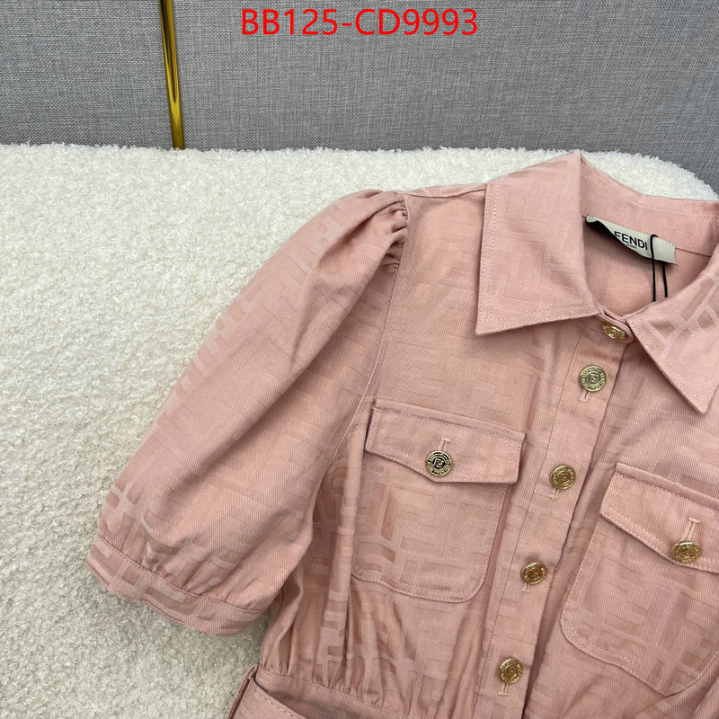 Clothing-Fendi,top quality replica , ID: CD9993,$: 125USD