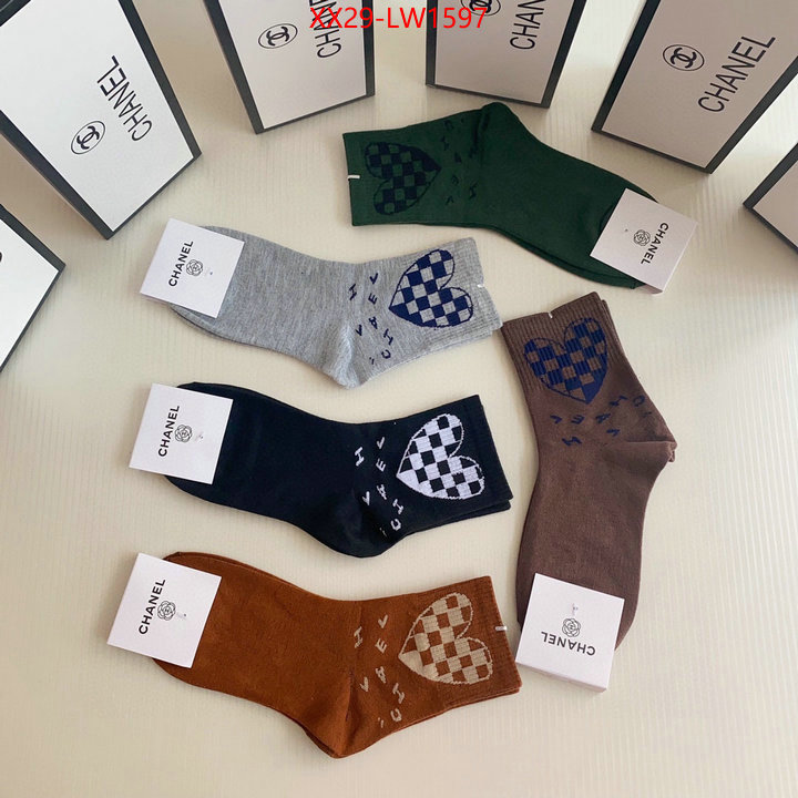 Sock-Chanel,where to find best , ID: LW1597,$: 29USD