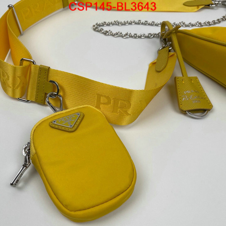 Prada Bags(TOP)-Re-Edition 2005,ID: BL3643,$: 145USD