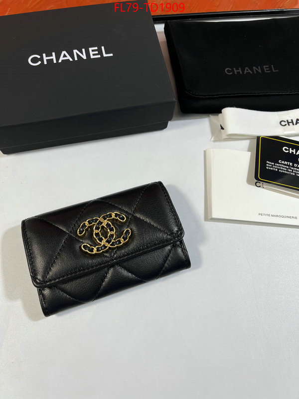 Chanel Bags(TOP)-Wallet-,ID: TD1909,$: 79USD