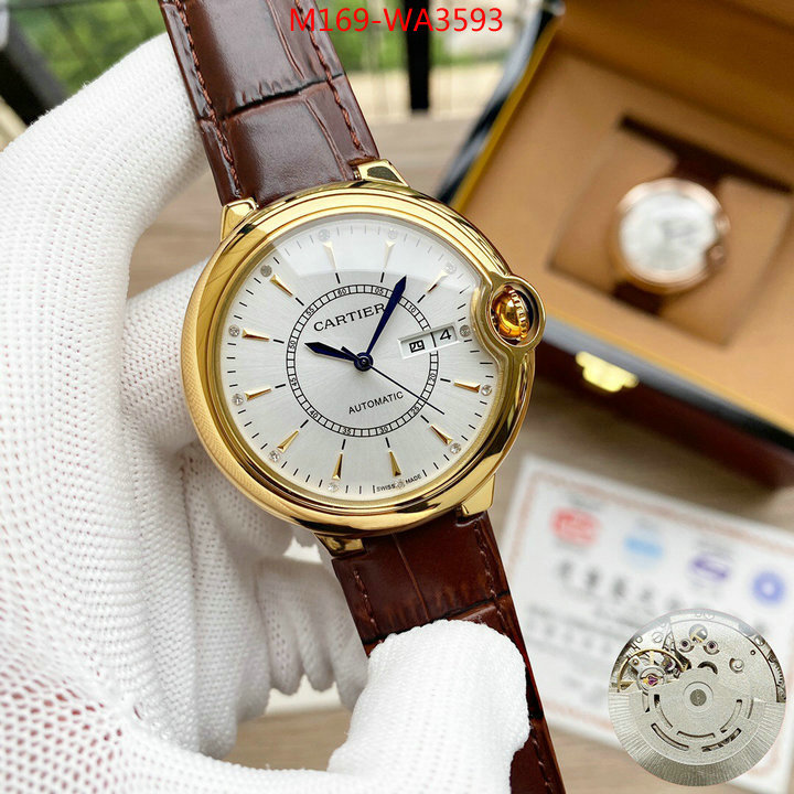 Watch(4A)-Cartier,wholesale replica shop , ID: WA3593,$: 169USD