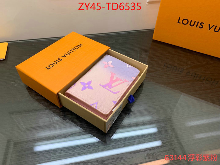 LV Bags(4A)-Wallet,top quality designer replica ,ID: TD6535,$: 45USD