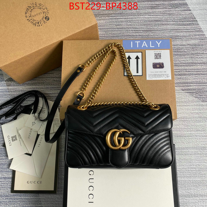 Gucci Bags(TOP)-Marmont,top fake designer ,ID: BP4388,$: 229USD