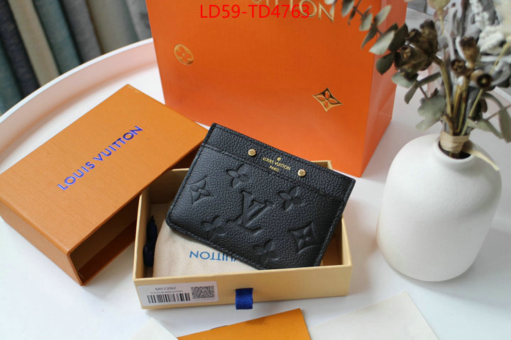 LV Bags(TOP)-Wallet,ID: TD4763,$: 59USD