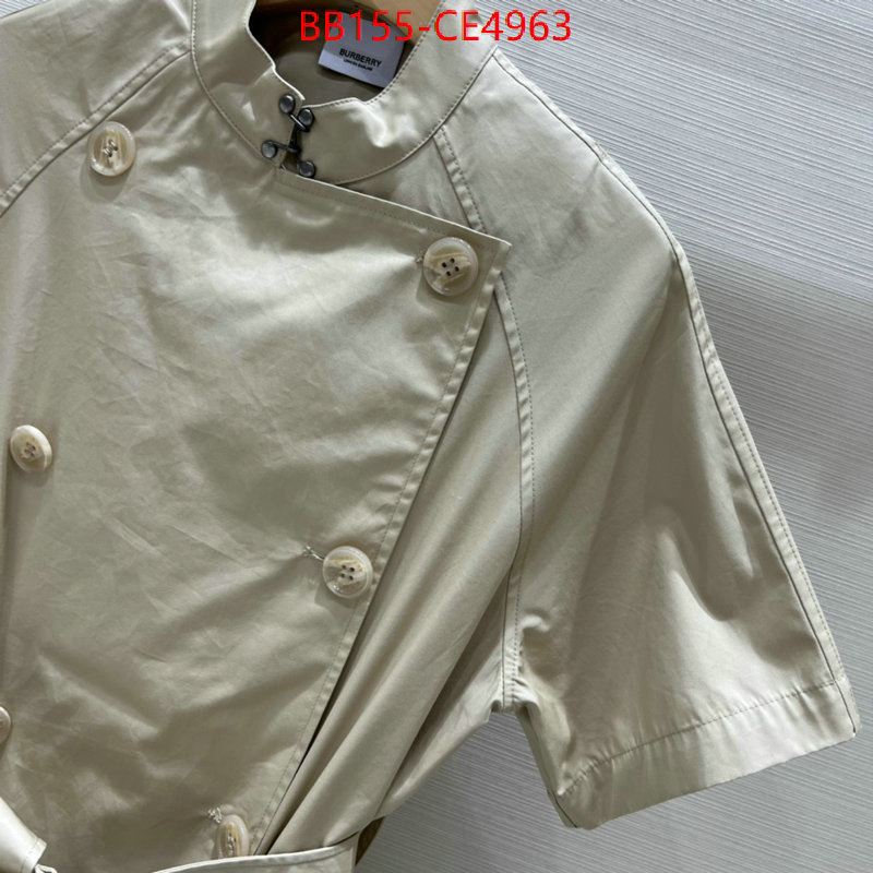 Clothing-Burberry,designer fashion replica , ID: CE4963,$: 155USD