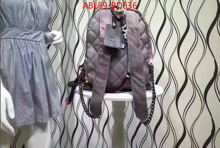 Chanel Bags(4A)-Backpack-,ID: BD636,$: 89USD