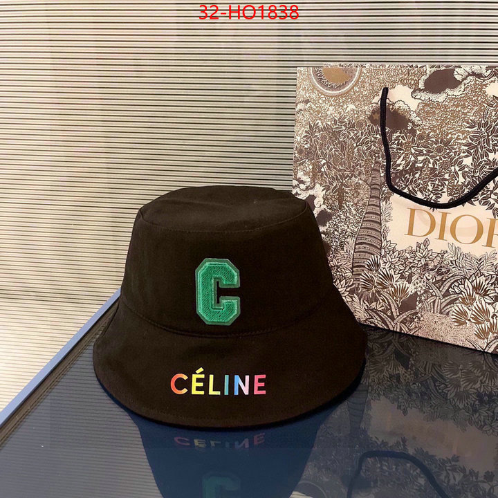 Cap (Hat)-Celine,wholesale 2023 replica , ID: HO1838,$: 32USD