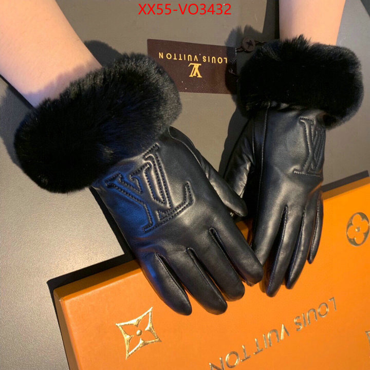 Gloves-LV,fashion designer , ID: VO3432,$: 55USD