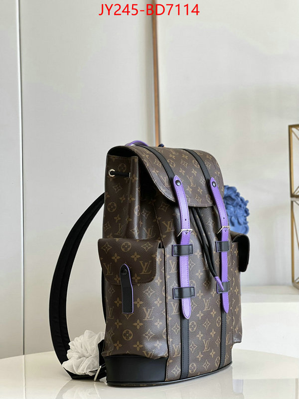 LV Bags(TOP)-Backpack-,ID: BD7114,$: 245USD