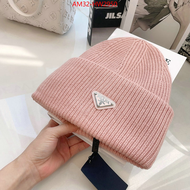 Cap (Hat)-Prada,top 1:1 replica , ID: HW2950,$: 32USD