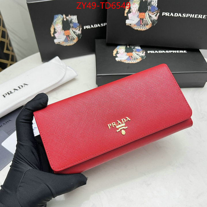 Prada Bags(4A)-Wallet,1:1 replica ,ID: TD6549,$: 49USD