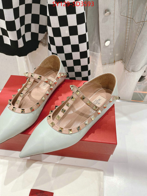 Women Shoes-Valentino,wholesale 2023 replica , ID: SD3593,$: 129USD