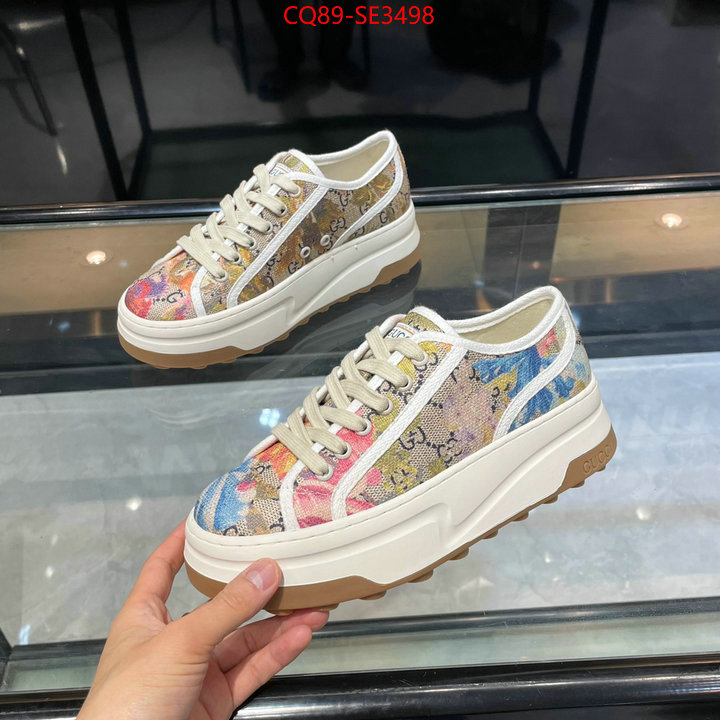 Women Shoes-Gucci,fake aaaaa , ID: SE3498,$: 89USD