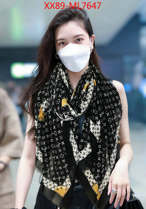 Scarf-LV,replica 2023 perfect luxury , ID: ML7647,$: 89USD