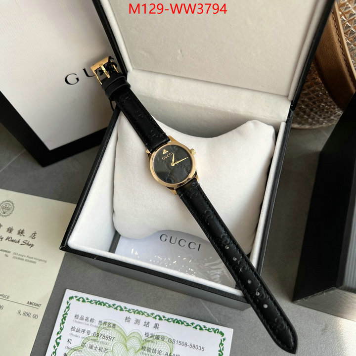 Watch(4A)-Gucci,replica wholesale , ID: WW3794,$: 129USD