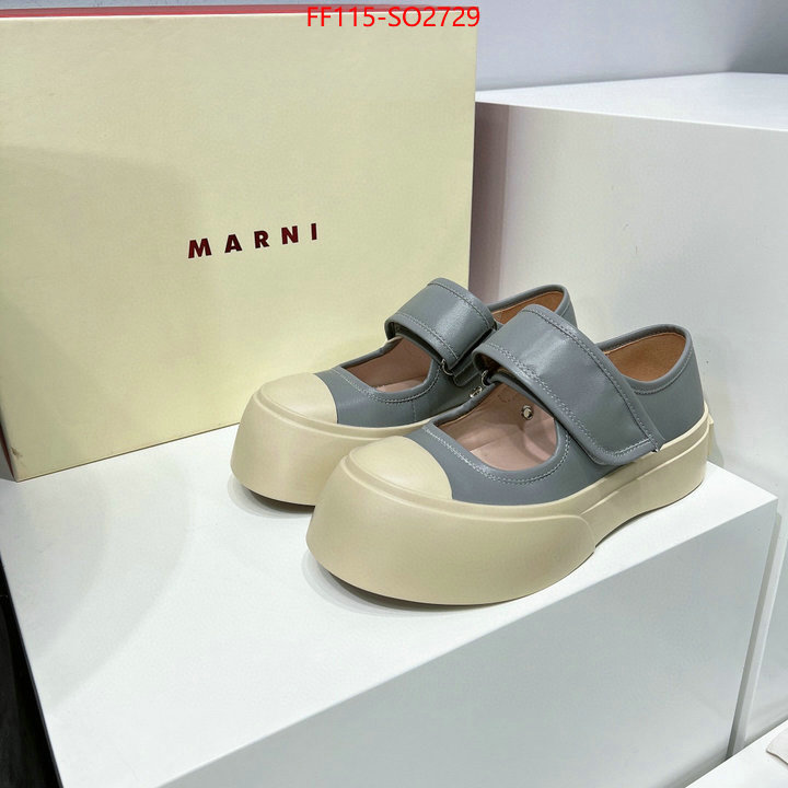 Women Shoes-Marni,top perfect fake , ID: SO2729,$: 115USD