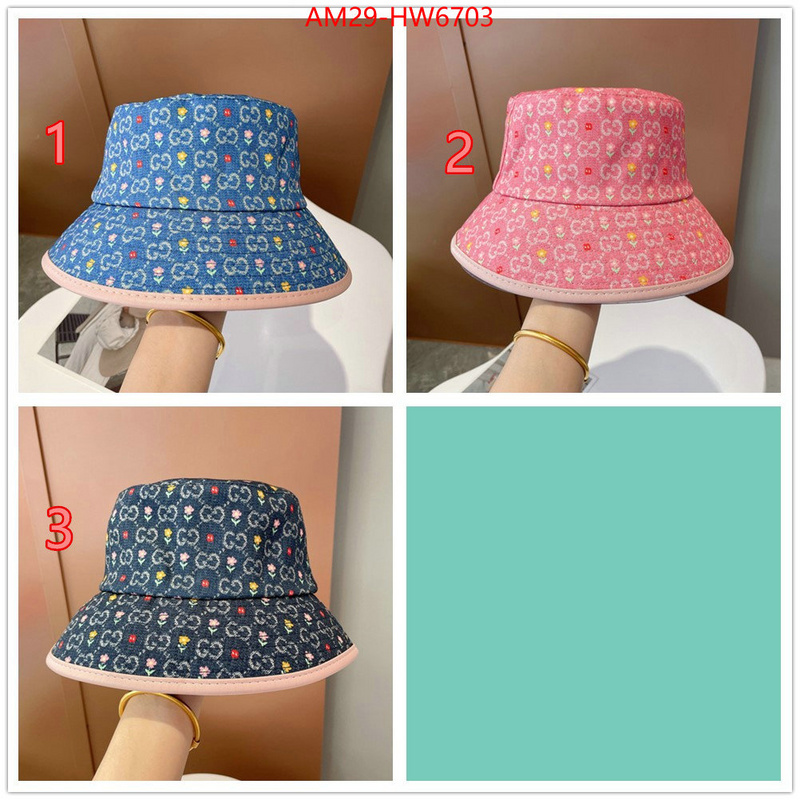 Cap (Hat)-Gucci,can i buy replica , ID: HW6703,$: 29USD