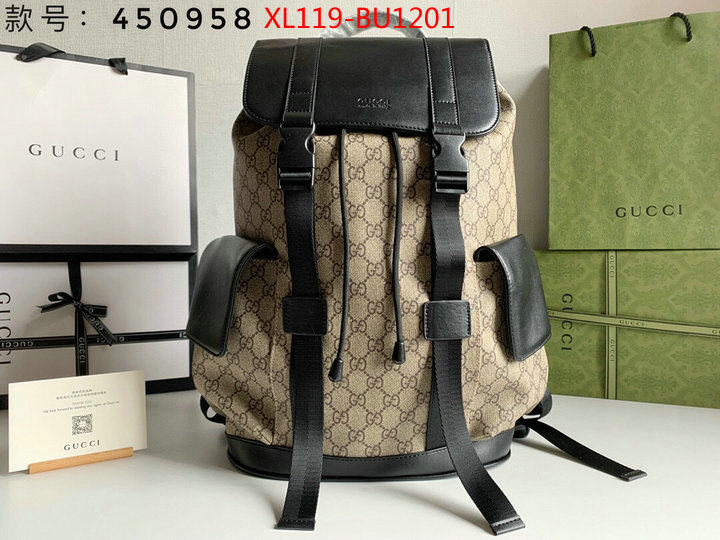 Gucci Bags(4A)-Backpack-,knockoff highest quality ,ID: BU1201,$: 119USD