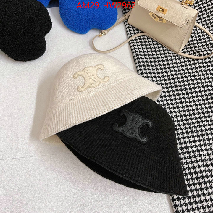 Cap (Hat)-Celine,fake designer , ID: HW2962,$: 29USD