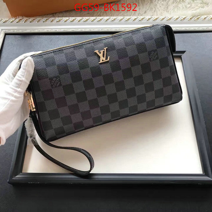 LV Bags(4A)-Wallet,ID: BK1592,$:59USD