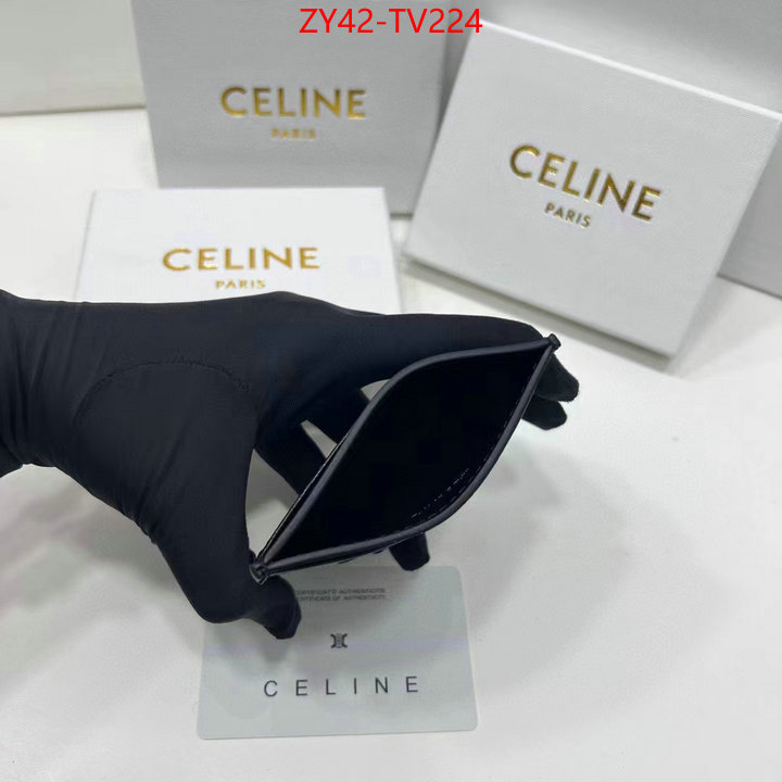 CELINE Bags(4A)-Wallet,outlet 1:1 replica ,ID: TV224,$: 42USD