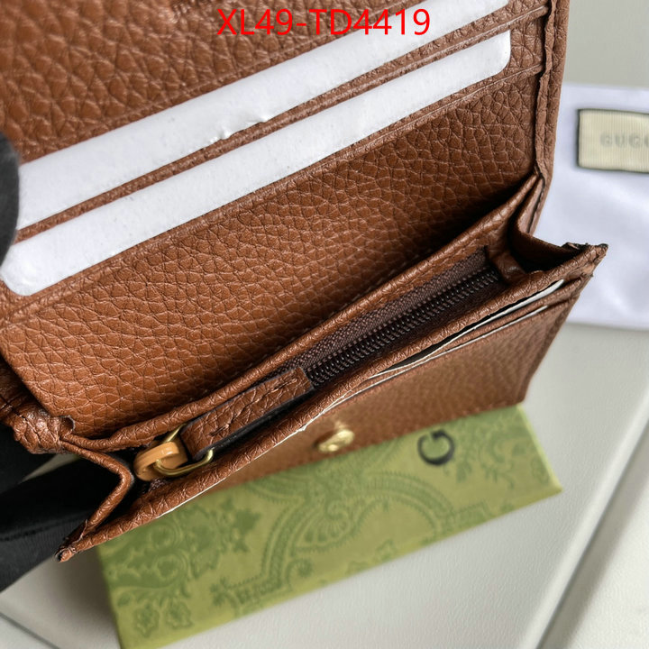 Gucci Bags(4A)-Wallet-,china sale ,ID: TD4419,$: 49USD