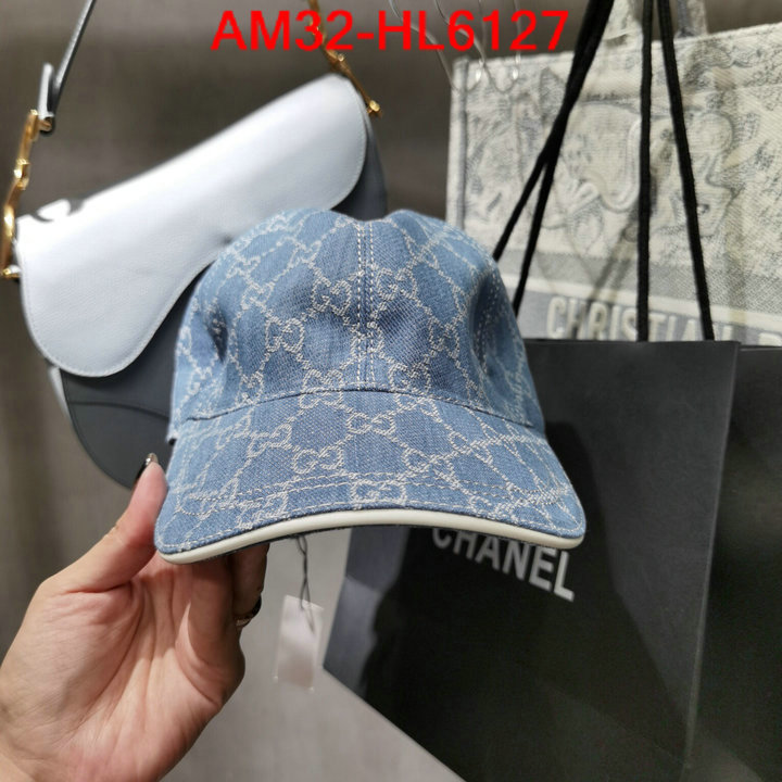 Cap (Hat)-Gucci,aaaaa quality replica , ID: HL6127,$: 32USD