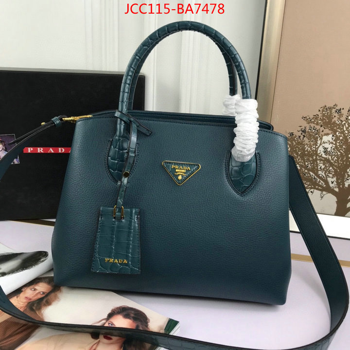 Prada Bags(4A)-Handbag-,where quality designer replica ,ID: BA7478,$: 115USD