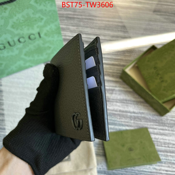 Gucci Bags(TOP)-Wallet-,wholesale imitation designer replicas ,ID: TW3606,$: 75USD