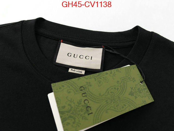 Clothing-Gucci,where to buy the best replica , ID: CV1138,$: 45USD