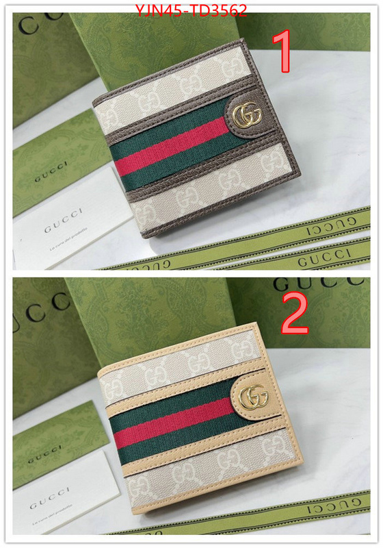 Gucci Bags(4A)-Wallet-,copy aaaaa ,ID: TD3562,$: 45USD