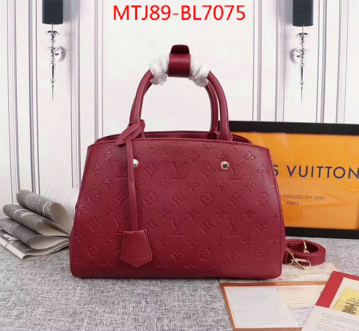 LV Bags(4A)-Handbag Collection-,ID: BL7075,$: 89USD