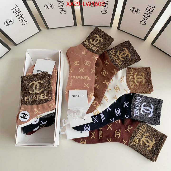 Sock-Chanel,for sale cheap now , ID: LW1609,$: 29USD