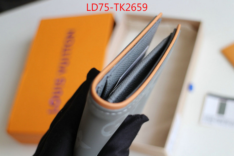 LV Bags(TOP)-Wallet,ID: TK2659,$:75USD