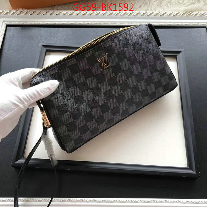 LV Bags(4A)-Wallet,ID: BK1592,$:59USD