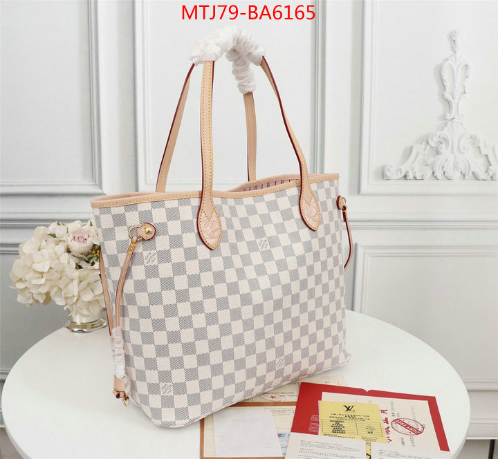 LV Bags(4A)-Neverfull-,practical and versatile replica designer ,ID: BA6165,$: 79USD