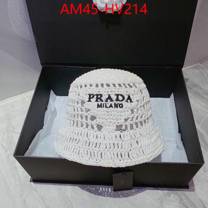 Cap (Hat)-Prada,perfect quality , ID: HV214,$: 45USD