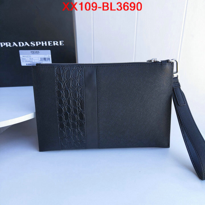 Prada Bags(TOP)-Clutch-,ID: BL3690,$: 109USD