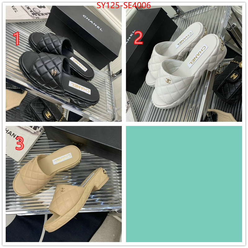 Women Shoes-Chanel,where should i buy replica , ID: SE4006,$: 125USD