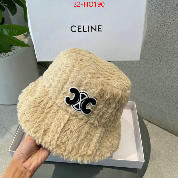 Cap (Hat)-Celine,designer 1:1 replica , ID: HO190,$: 32USD