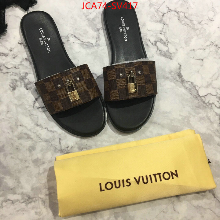 Women Shoes-LV,what 1:1 replica , ID: SV417,$:74USD