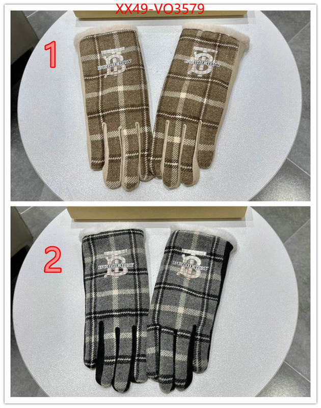 Gloves-Burberry,mirror copy luxury , ID: VO3579,$: 49USD