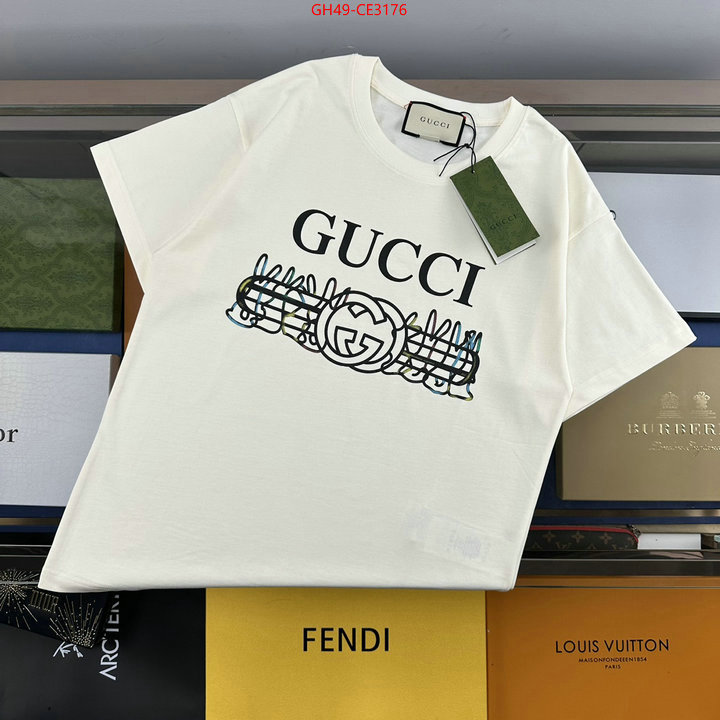 Clothing-Gucci,buy online , ID: CE3176,$: 49USD