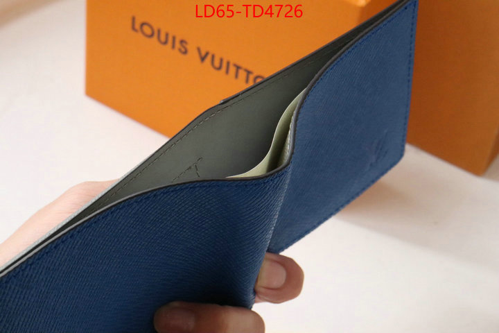 LV Bags(TOP)-Wallet,ID: TD4726,$: 65USD